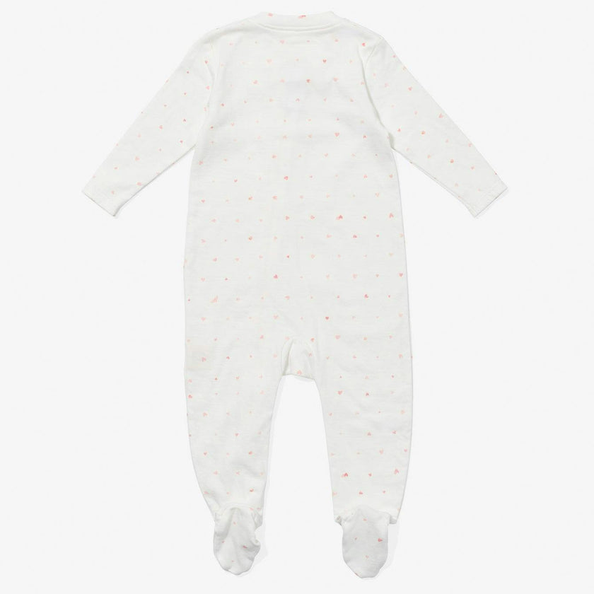 Marley Zip Pajama, Rose Hearts