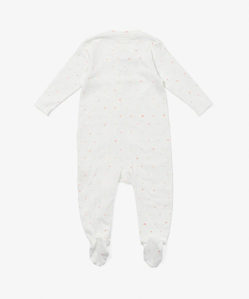 Marley Zip Pajama, Rose Hearts