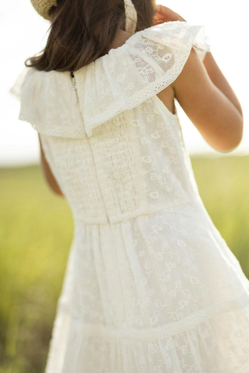 Mini Alaina Dress in Ivory
