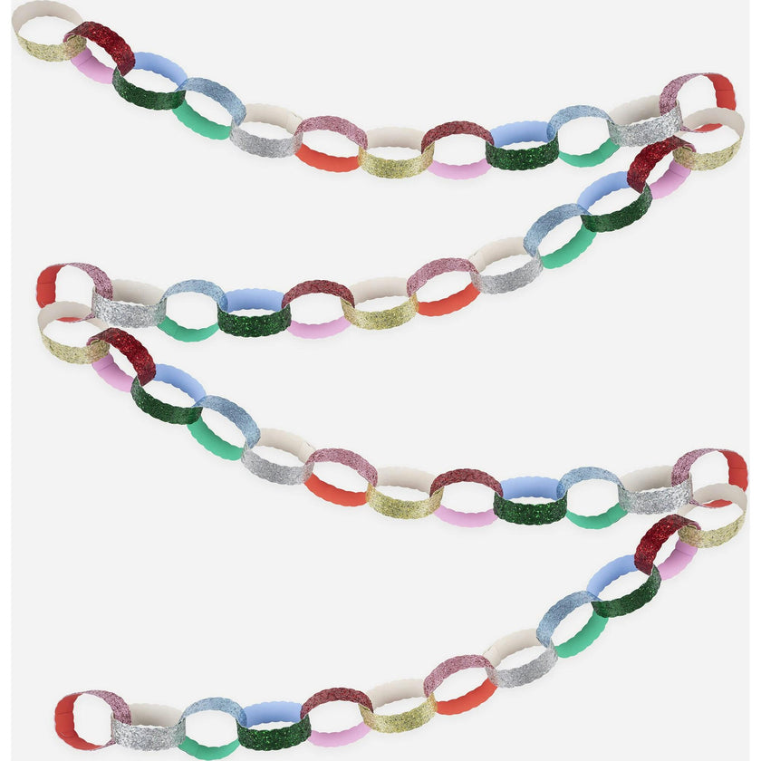 Glitter Paper Chains