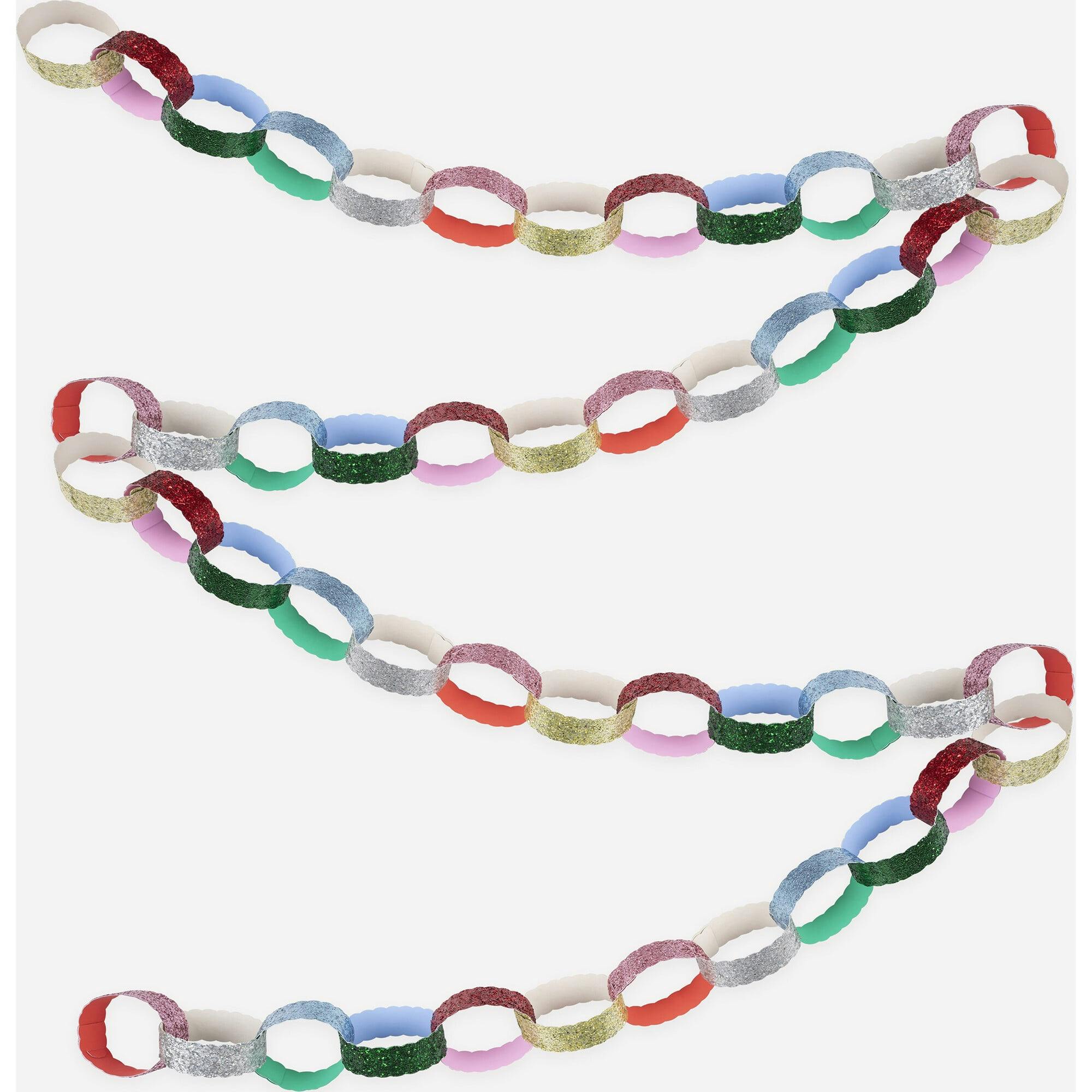 Glitter Paper Chains