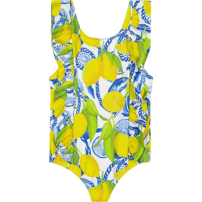The Positano - Girls Ruffle One Piece UPF 50+