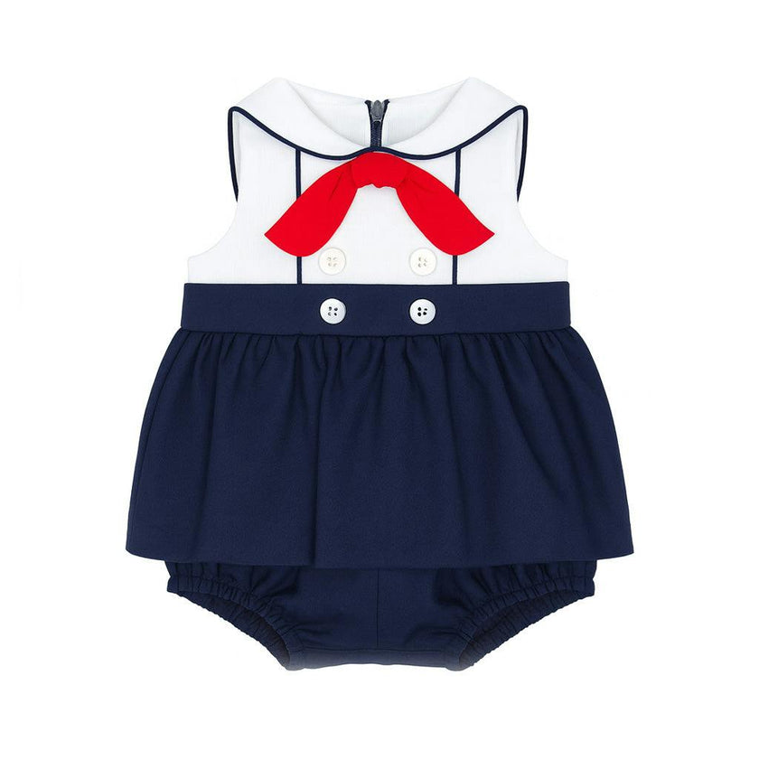 Pique Sailor Romper