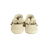 Audrie Ballerinas | Cream Leather