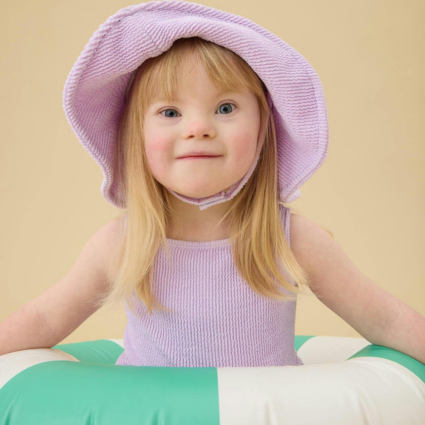 Frilled Swimsuit - Lilac