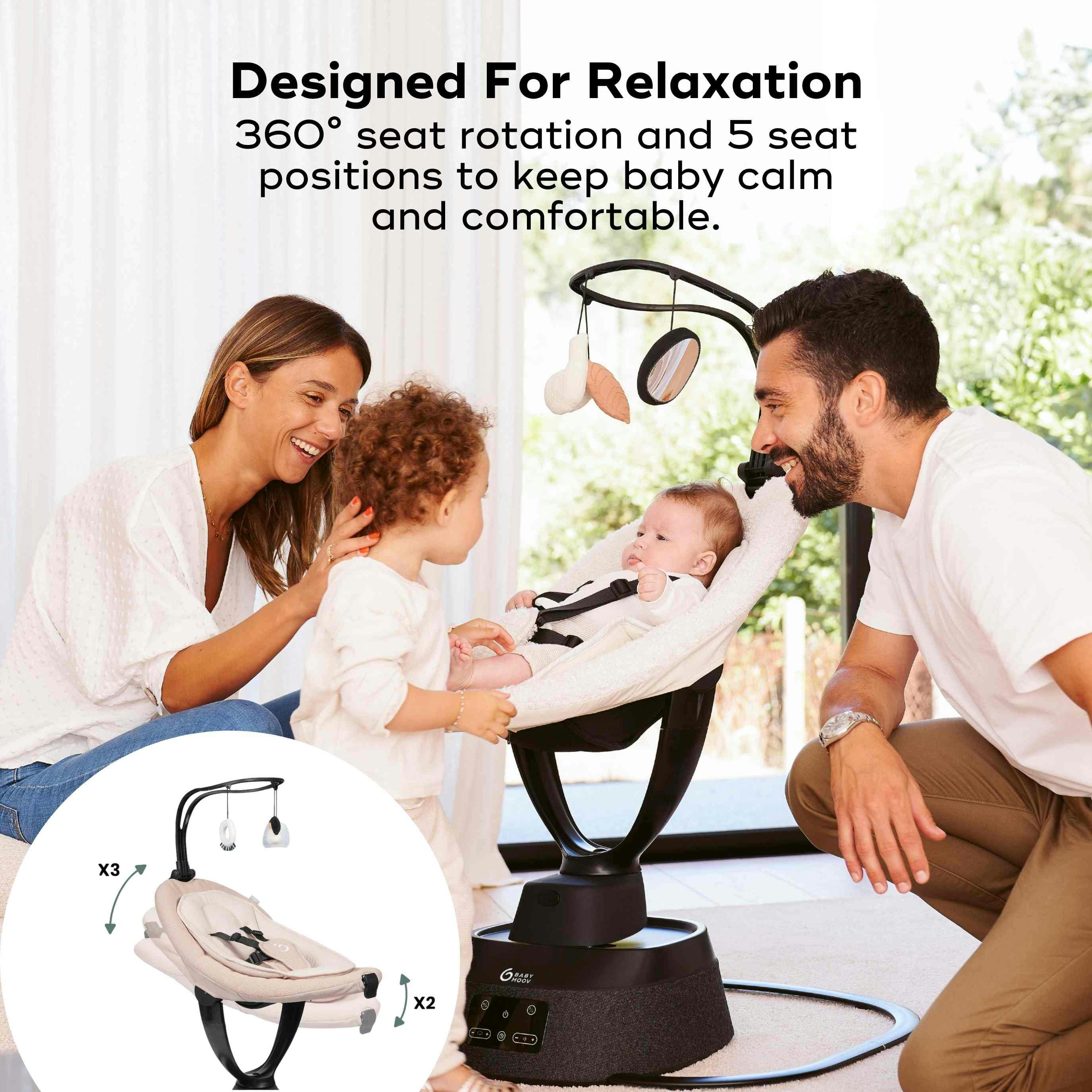 Swoon Evolution Connect Smart Baby Swing