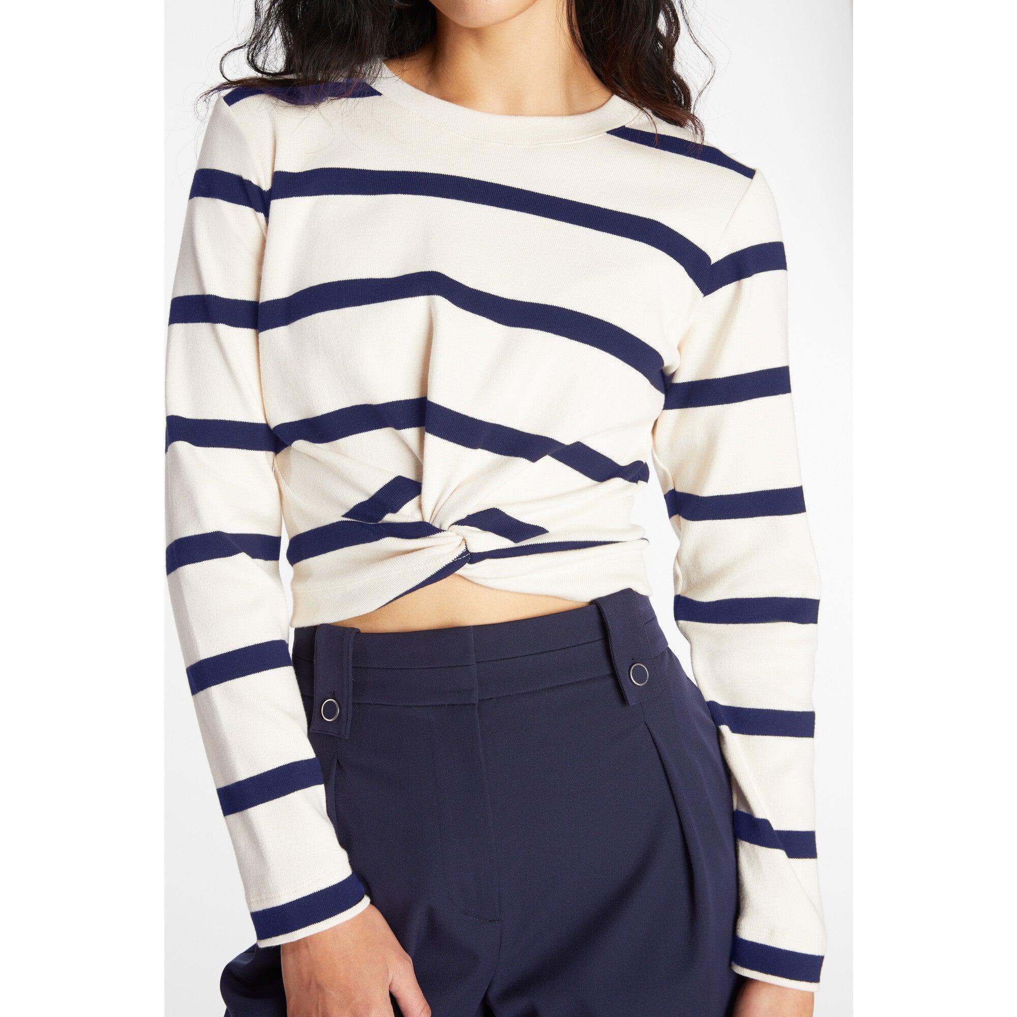 Women's Long Sleeve Imara Top, Cream
