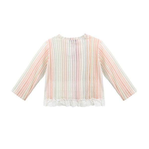 Multicolor Skort Cardigan Set