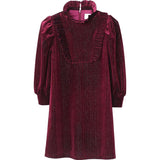 Lena dress (garnet velvet)
