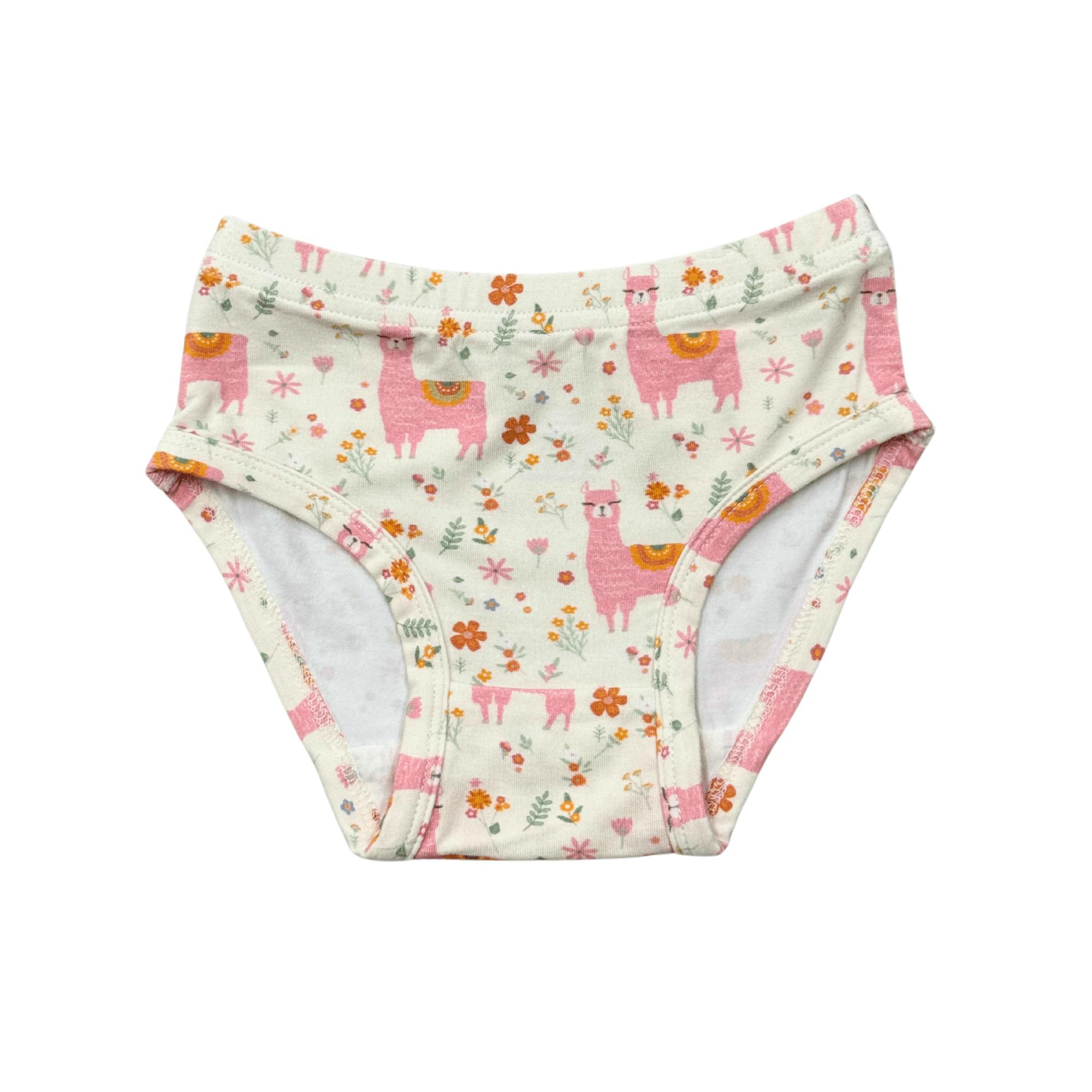 Girl's Underwear in Llamas
