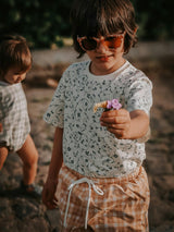 Oversized T-Shirt | Organic Cotton Jersey - Scandi Floral
