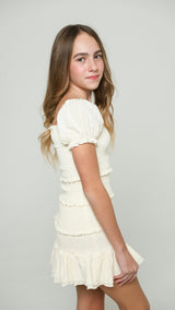 Milou dress in Ivory