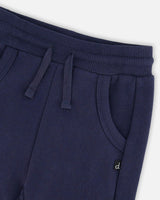 French Terry Pants Blue