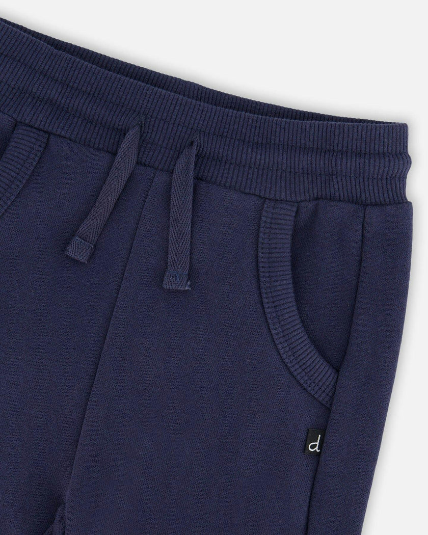 French Terry Pants Blue