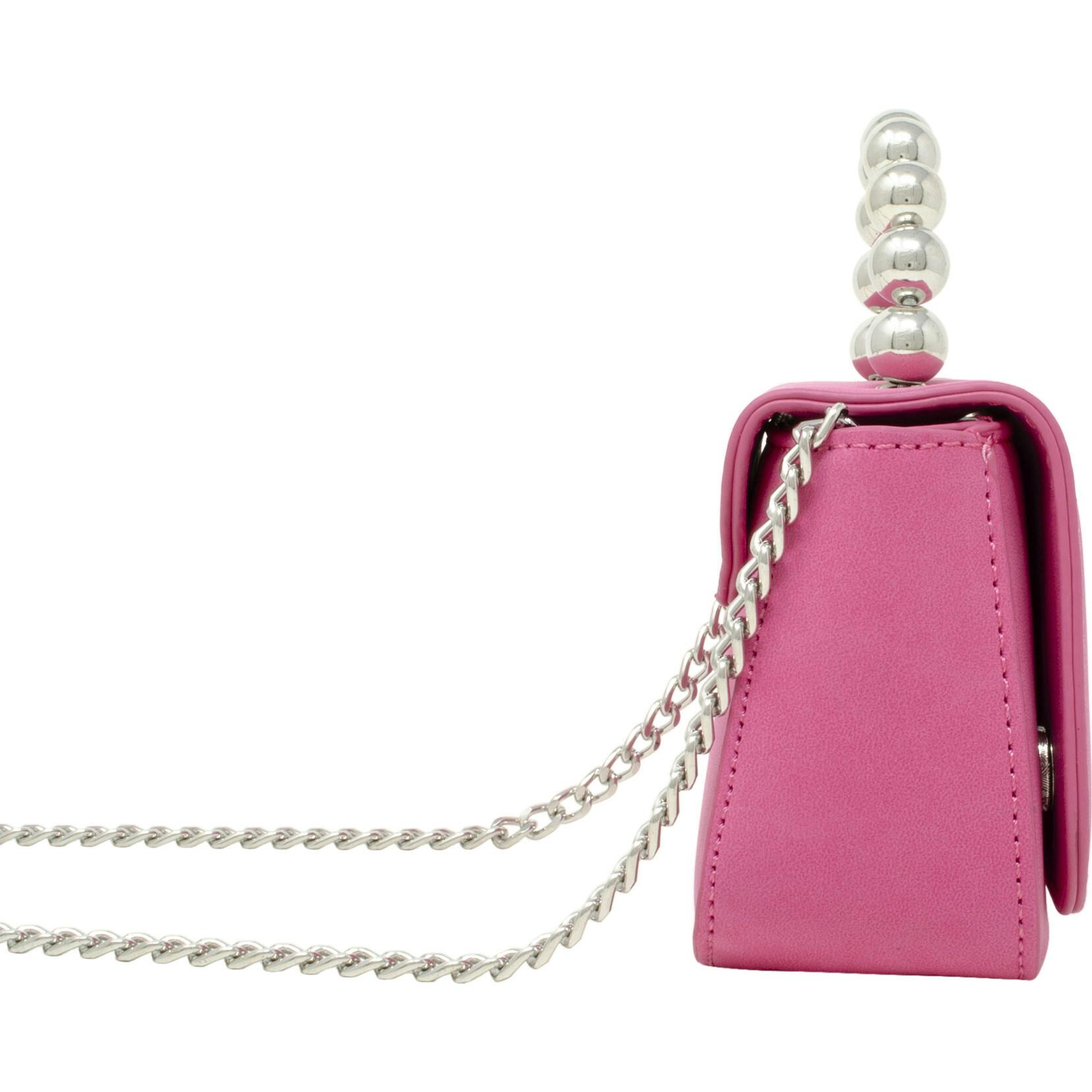 Tiny Metal Pearl Handle Handbag