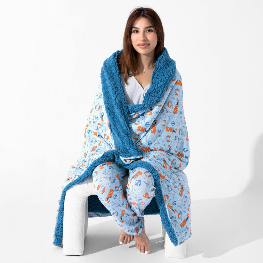 JAWS Bamboo Sherpa Blanket