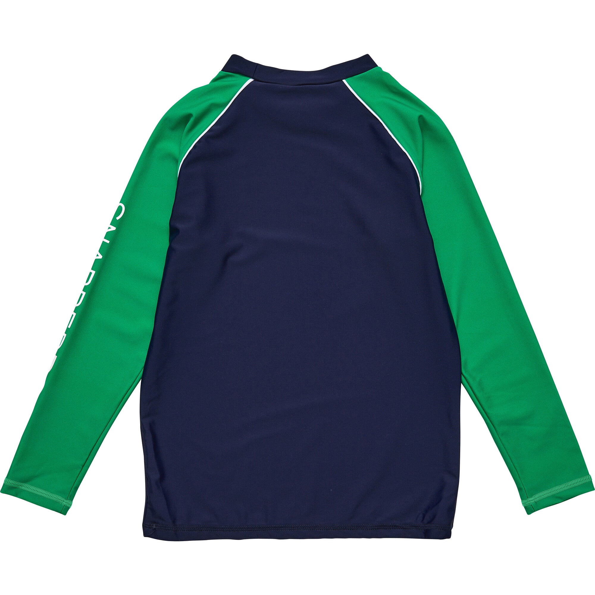 Navy Wave LS Rash Top, Navy