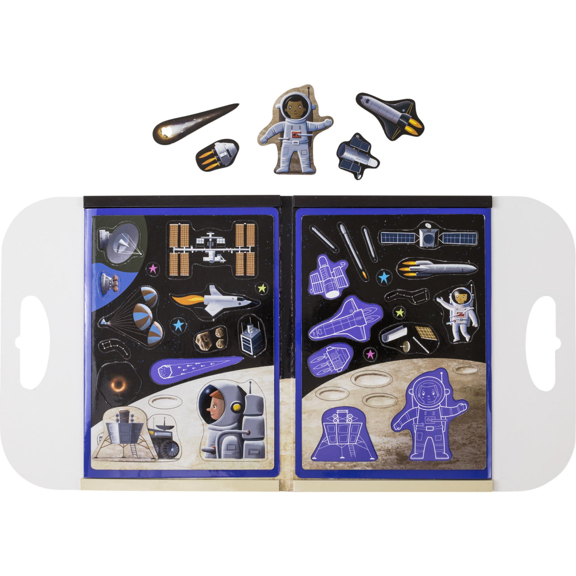 Tribe: Magna Carry - Space Explorer Fold Out Magnetic Play Scene