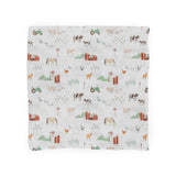 Cotton Muslin Swaddle Blanket 3 Pack - Farmyard