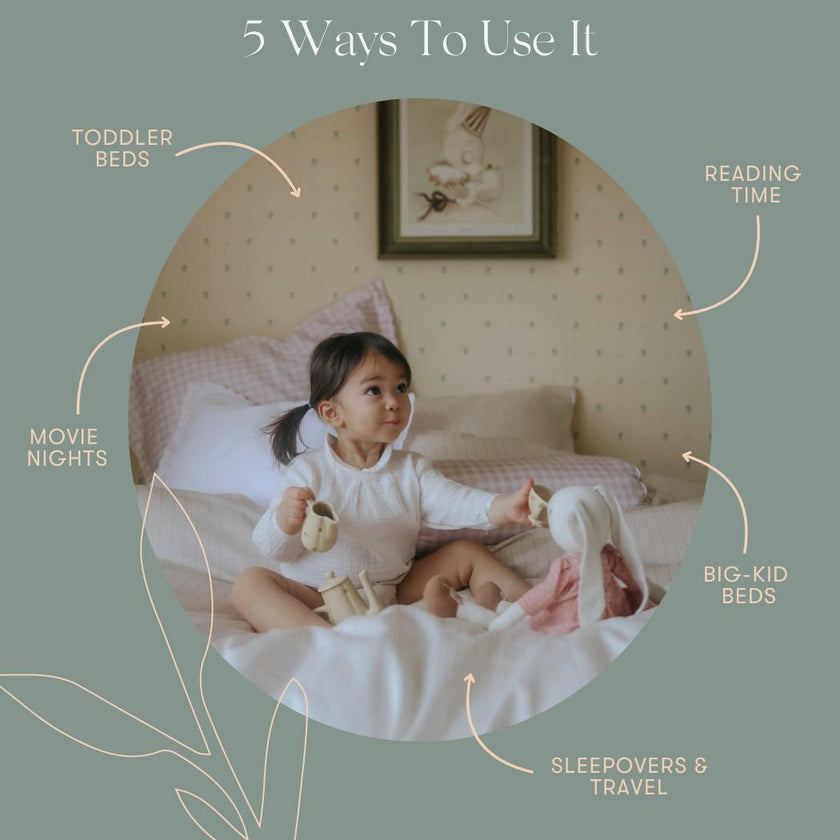 Solid Toddler Pillow Set, Prints