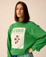 Adult Organic Weekend Sweatshirt in Cucumber