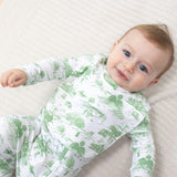 Golf Toile Green - Feeding Bib