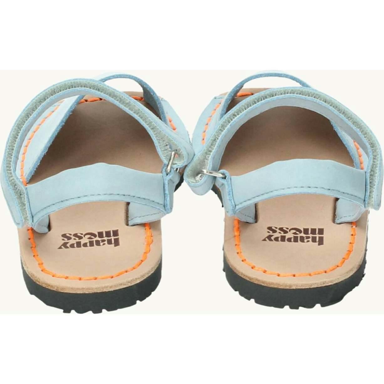 children's menorcan nubuck sandals - sky blue