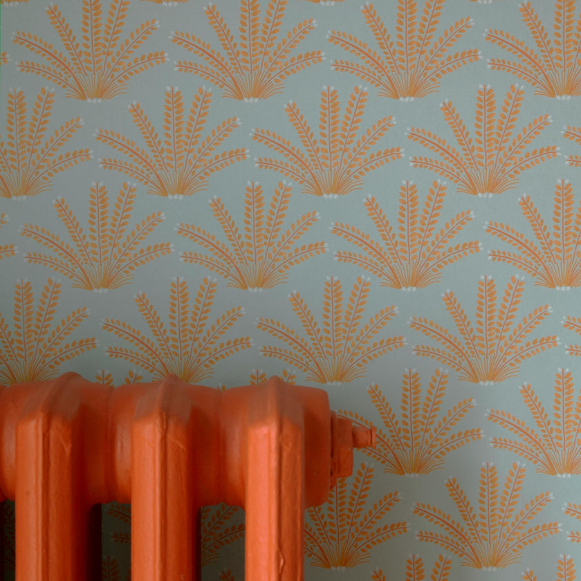 Papier peint MARACAS coloris Caramel