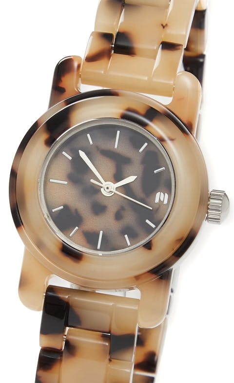 Mini Mono Watch in Blonde Tortoise