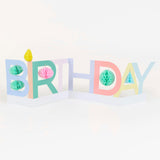 Honeycomb Birthday Concertina Card