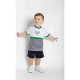 Knit Short Set with Tennis Rackets