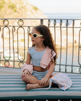 girls luna ruffle two piece swimsuit