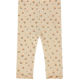 Ribbed Allover Floral Print Leggings
