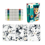 Artissimo - Acrylic Markers By Numbers Jungle - 7y+