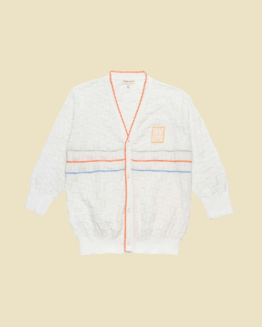 Lightweight Classroom Cardigan in Multi Stripe