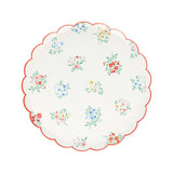 Ditsy Posy Scalloped Side Plates