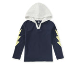 Bolt Sleeves Happy Hoodie, Indigo