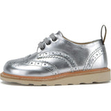Brando Brogue Shoe Silver Leather, Silver