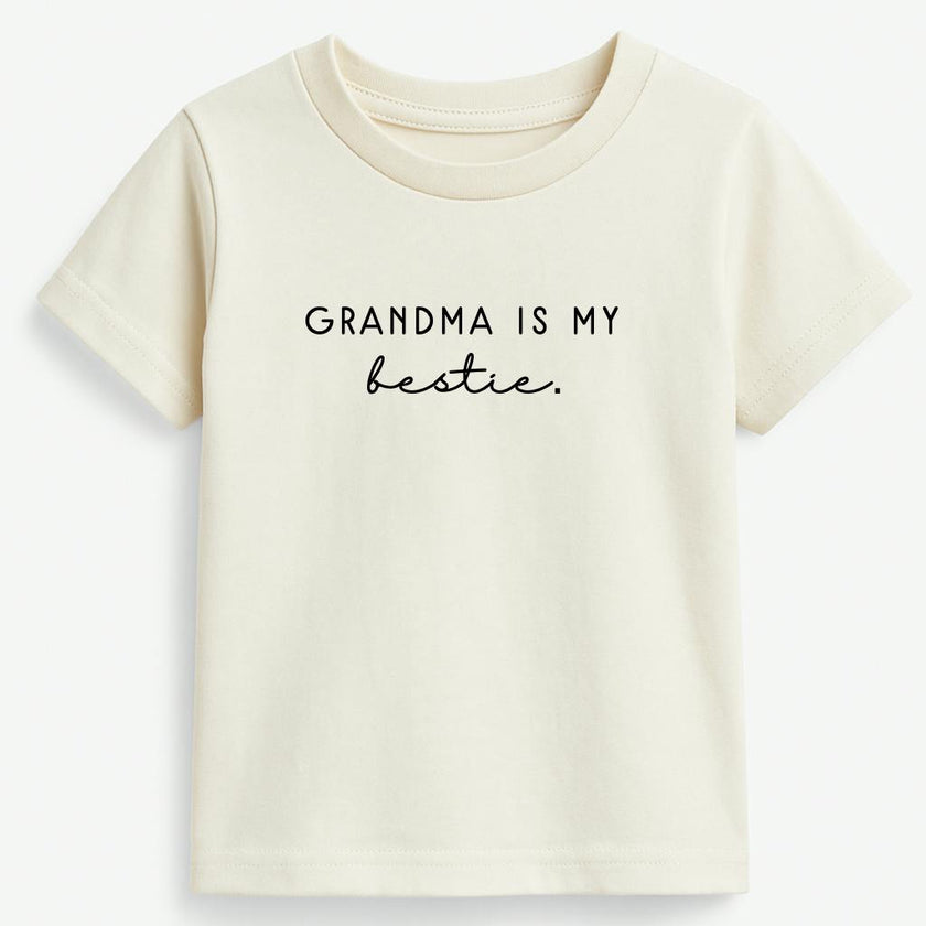 Grandma is My Bestie Organic Kids T-shirt