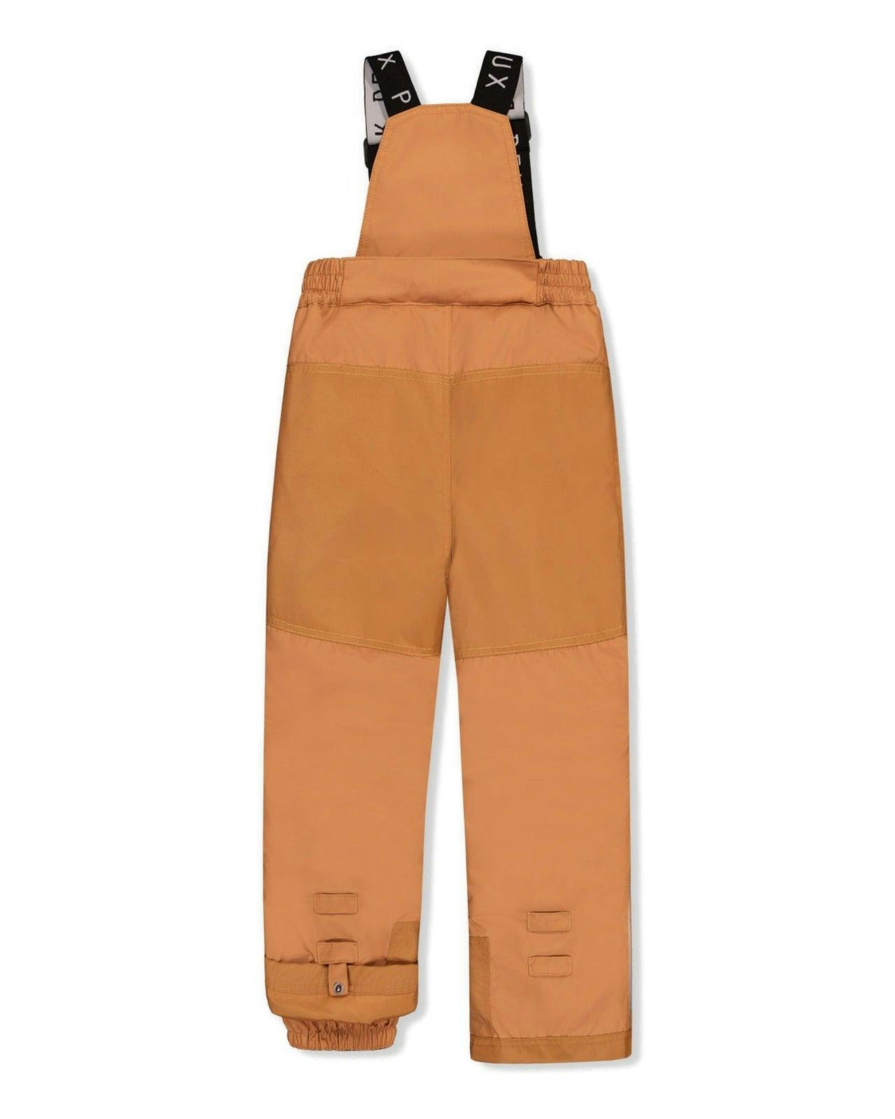Two Piece Play Snowsuit Navy Blue With Brown Pants