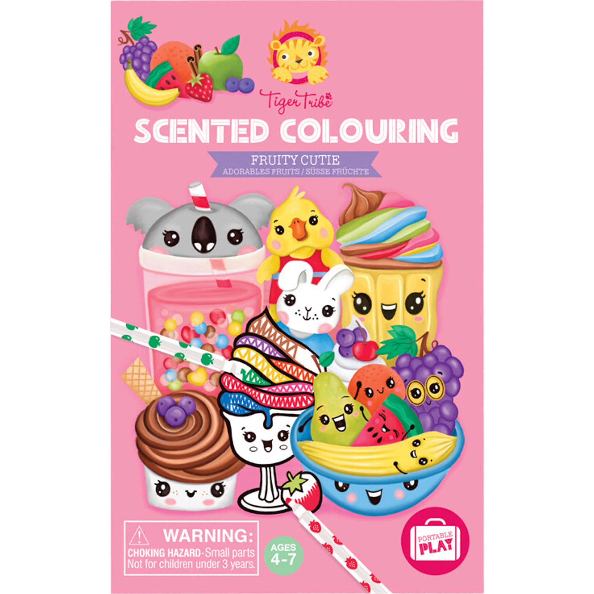 Tribe: Scented Coloring - Fruitie Cutie Activity Set