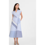 Women's Midi Shivon Dress, Blue