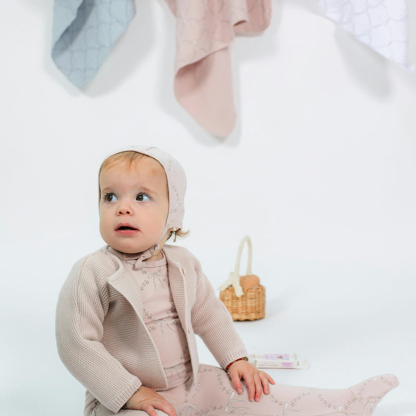 Rocking Print Swaddle Blue Mist
