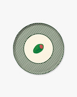 Nightcap Appetizer Plate Set - Green Olive