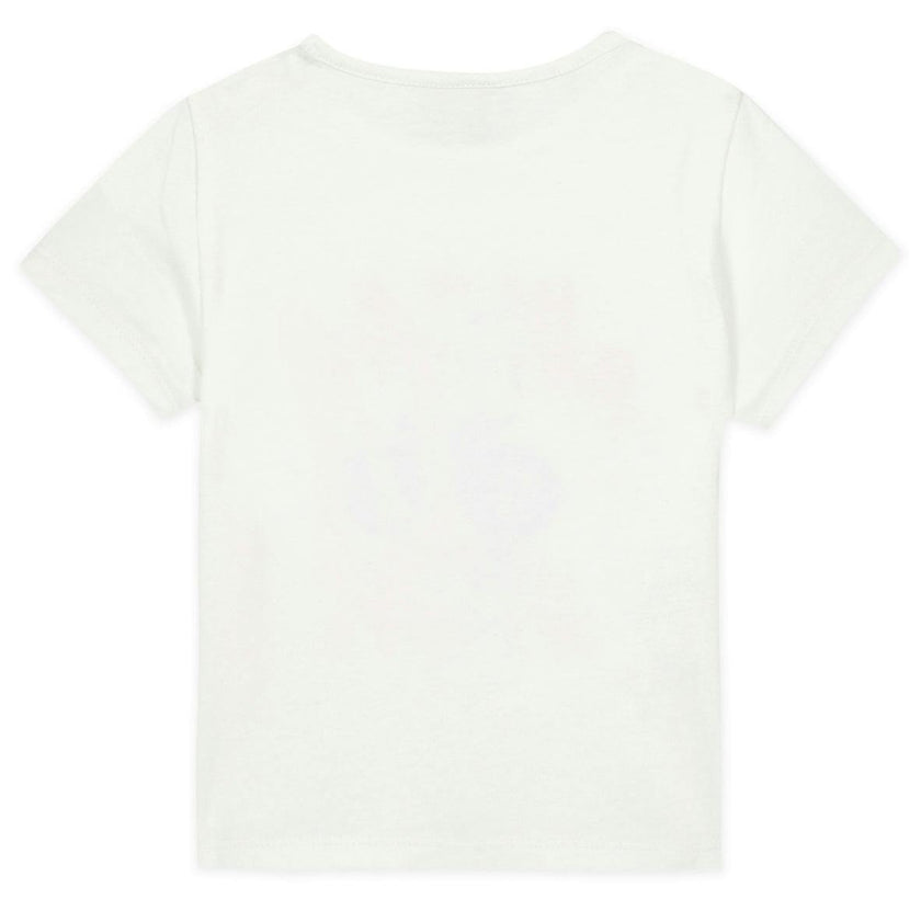 BONTON Livo Coeur Baby T-Shirt - Ecru Bonton