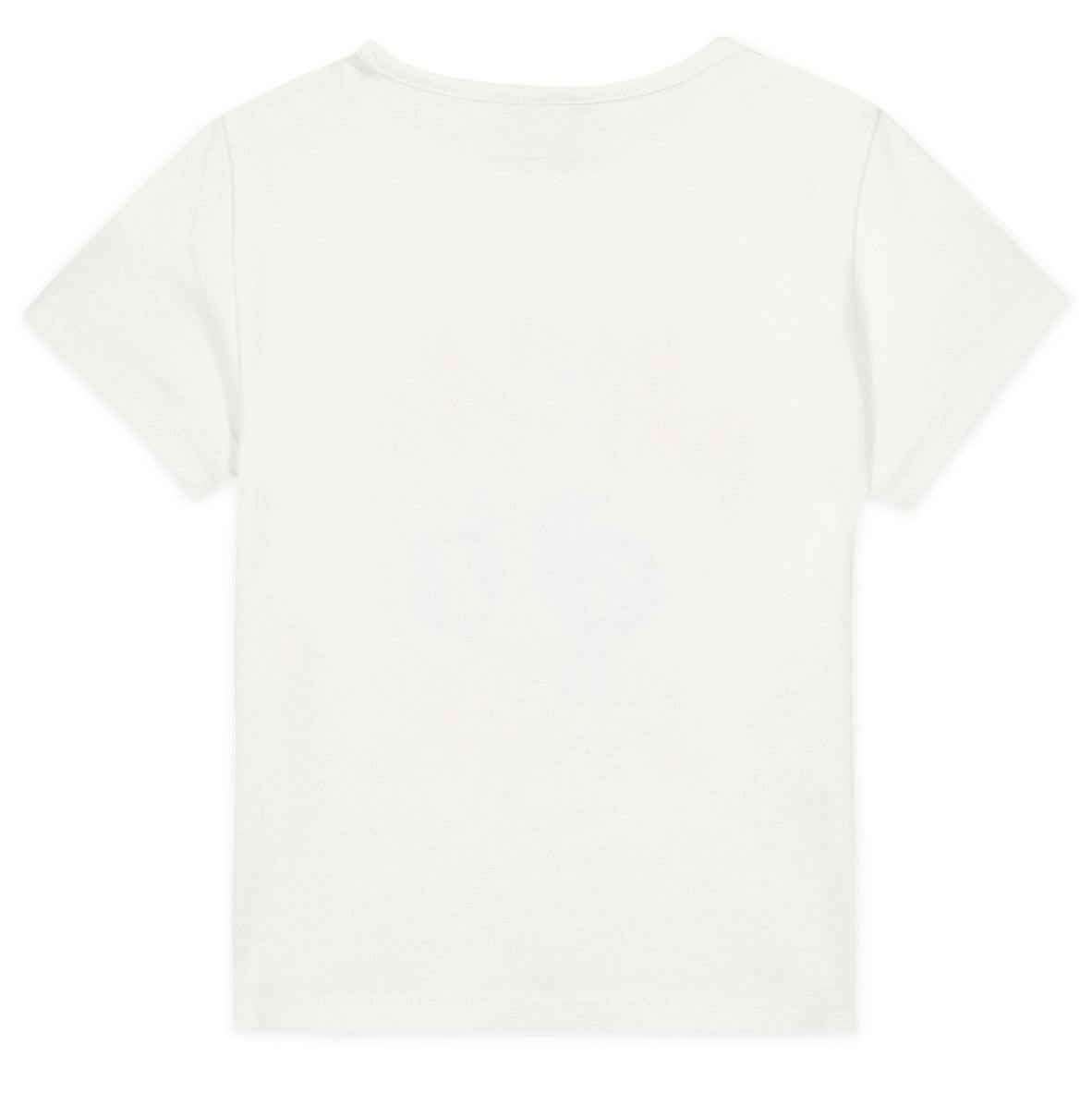 BONTON Livo Coeur Baby T-Shirt - Ecru Bonton