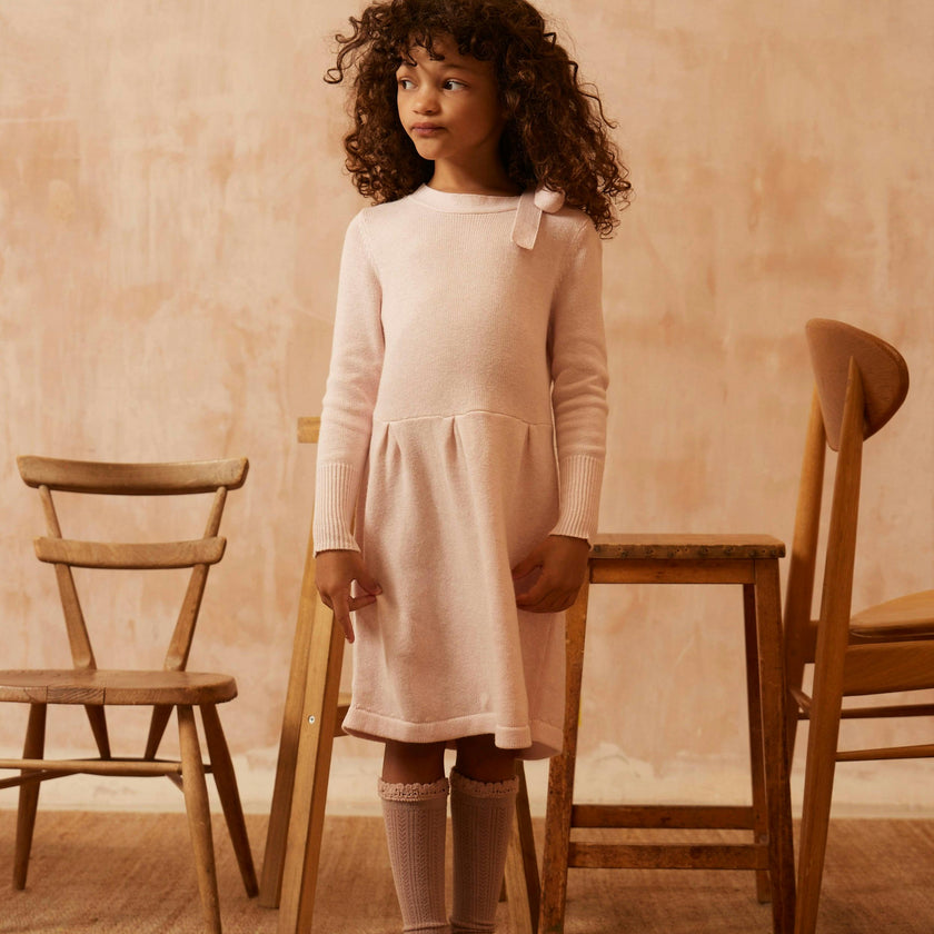 Bow Tie Dress | Blush