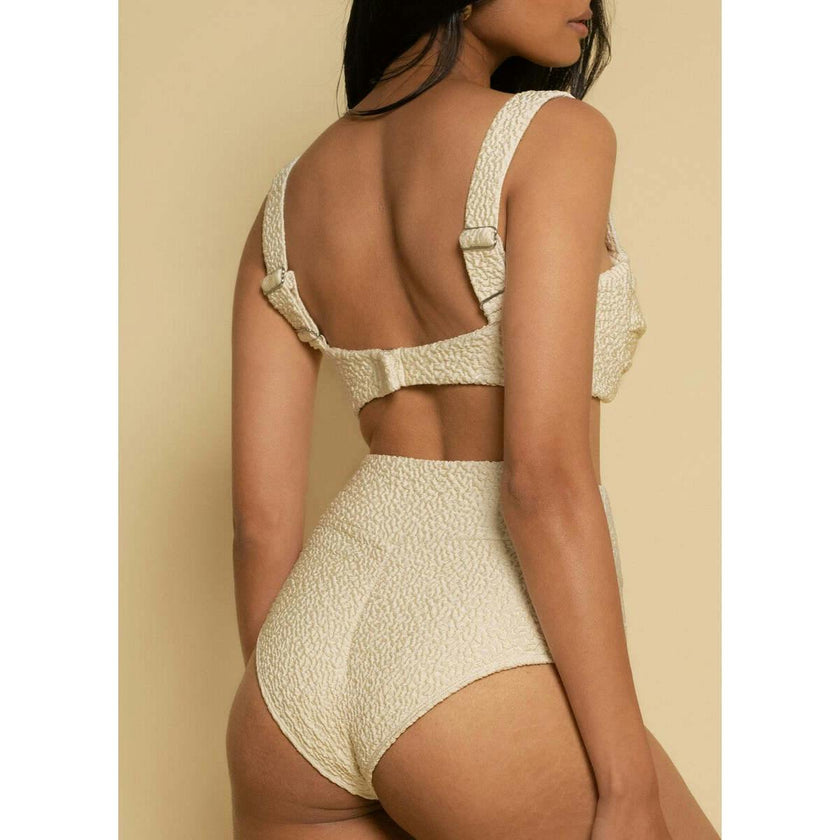 Added Coverage High Rise Bikini Bottom