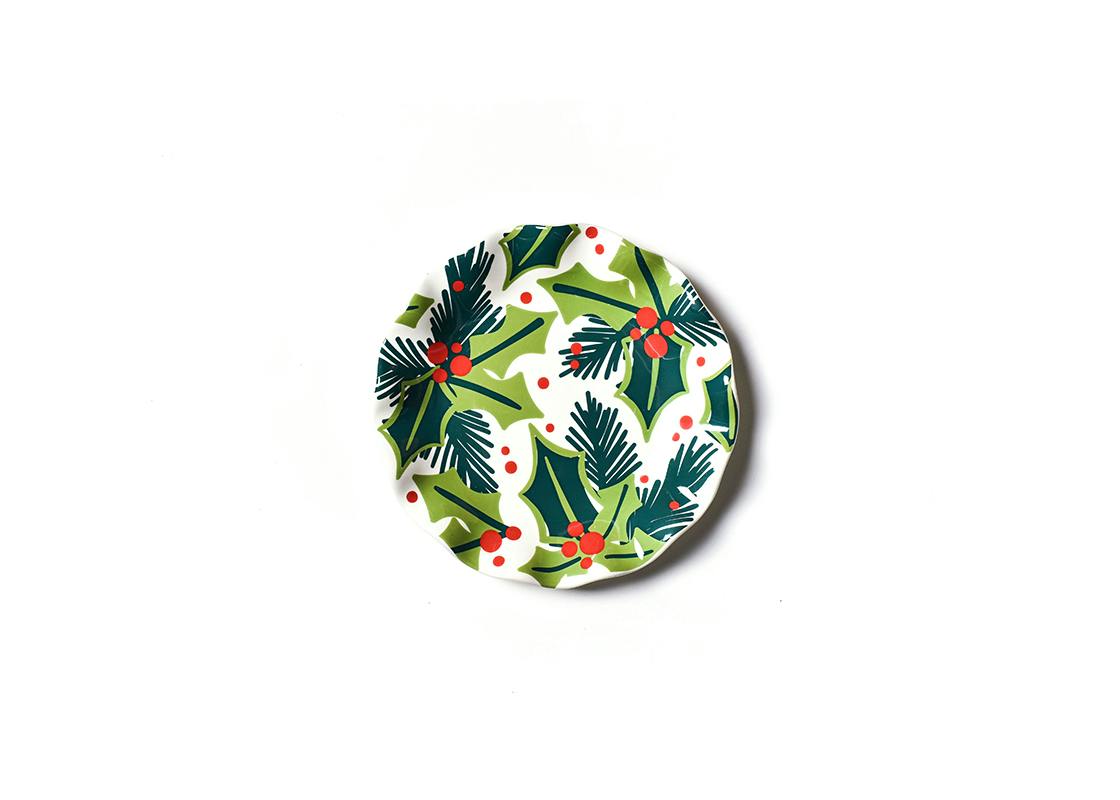 Holly Ruffle Salad Plate