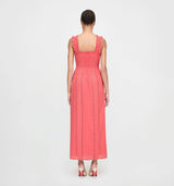 The Rosetta Nap Dress - Coral Voile Broderie